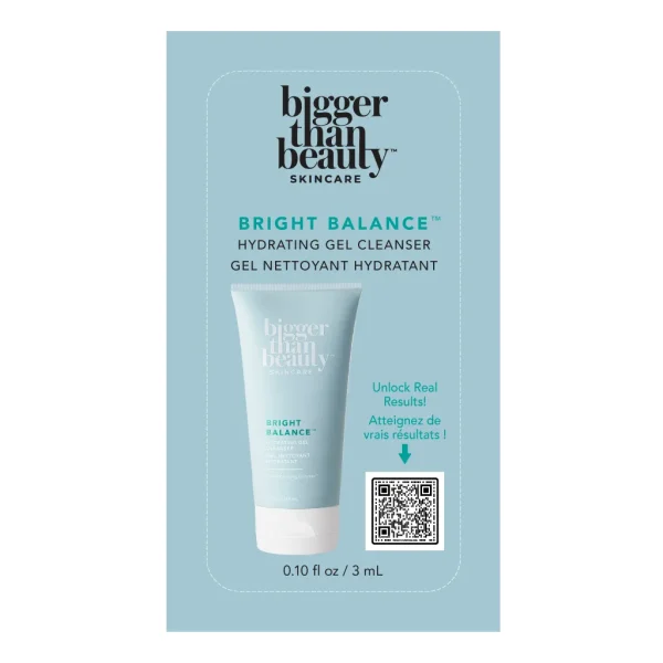 Deluxe Bright Balance™ Hydrating Gel Cleanser (3 mL)